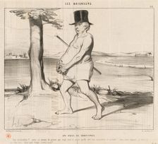 Un abus de confiance, 1842. Creator: Honore Daumier