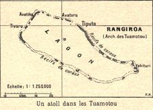 'Un atoll dans les Tuamotou; Les Terres Du Pacifique 1914. Creator: Unknown
