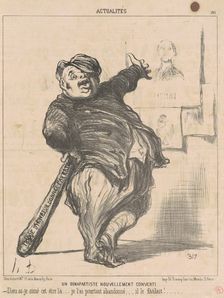 Un Bonapartiste nouvellement converti, 19th century. Creator: Honore Daumier