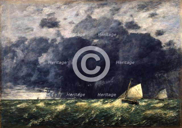 Un grain, 1886. Creator: Boudin, Eugène-Louis (1824-1898).