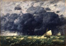 Un grain, 1886. Creator: Boudin, Eugène-Louis (1824-1898)