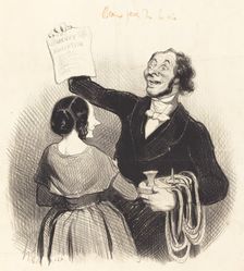Un grand homme de plus, 1844. Creator: Honore Daumier