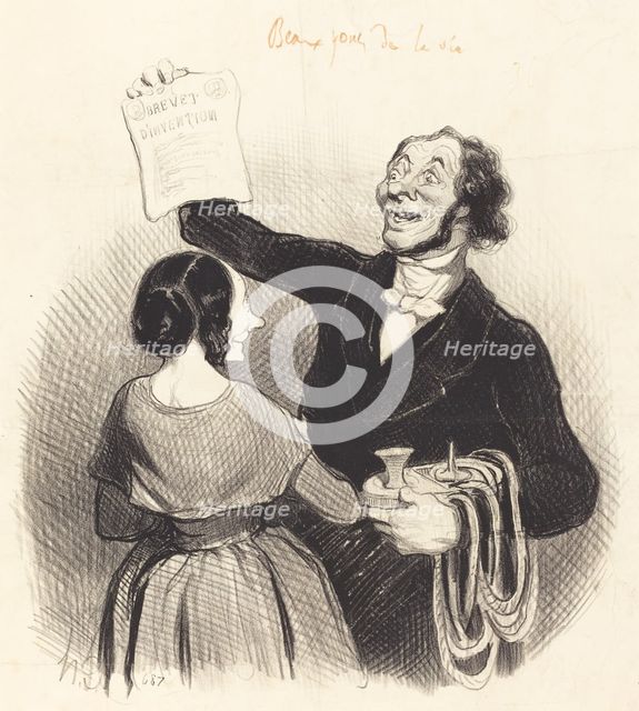 Un grand homme de plus, 1844. Creator: Honore Daumier.