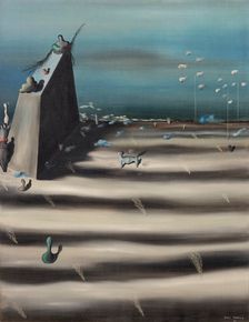Un grand tableau qui représente un paysage, 1927. Creator: Tanguy, Yves (1900-1955)