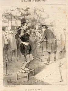Un Guerrier Électrisé, 1844. Creator: Honore Daumier