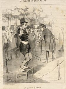 Un Guerrier électrisé, 1844. Creator: Honore Daumier