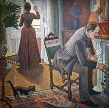 Un Dimanche (A Sunday), 1888-1890. Creator: Signac, Paul (1863-1935)