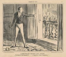 Un directeur de n'importe quel theatre, 19th century. Creator: Honore Daumier