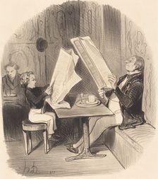 Un enfant que s'amuse de peu...1847. Creator: Honore Daumier