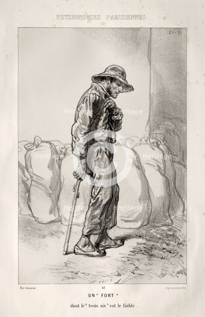 Un Fort. Creator: Paul Gavarni (French, 1804-1866).
