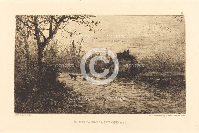 Un Jour d'automne a Artemare. Creator: Adolphe Appian.