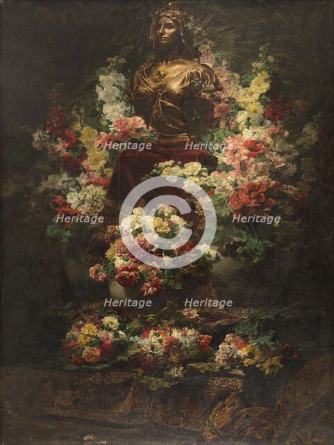 Un jour de fête, 1882. Creator: Georges Jeannin.