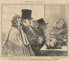 Un jour ou l'on paye cinq francs, 19th century. Creator: Honore Daumier