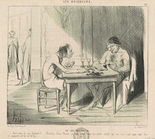 Un joli calembour, 19th century. Creator: Honore Daumier