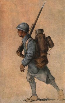 Un jeune soldat francais 1915. Creator: Jean Droit