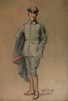 Un "junker" prussien 1915. Creator: Jean Droit
