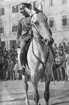 Un mouvement national a Salonique; le colonel Zimbrakakis, chef du mouvement national 1916. Creator: Unknown