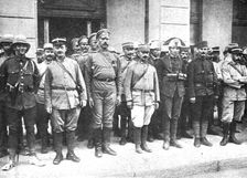 Un mouvement national a Salonique; Les gendarmes de l'Entente 1916. Creator: Unknown