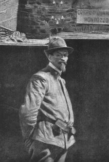 Un martyr du Trentin; Le lieutenant d'alpins italiens Cesare Battisti, c1916. Creator: Unknown