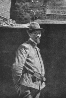 Un martyr du Trentin; Le lieutenant d'alpins italiens Cesare Battisti, c1916. Creator: Unknown