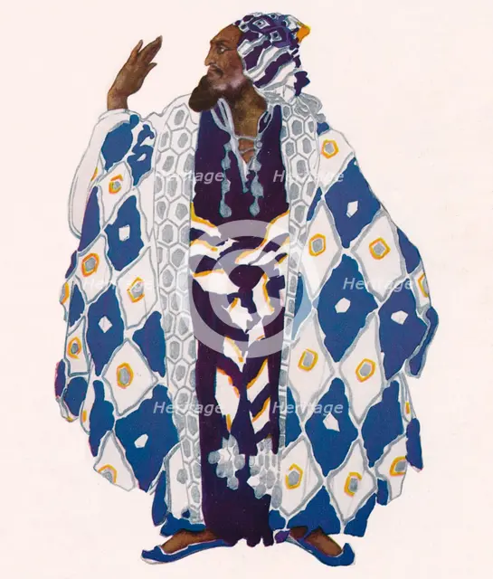 'Un Notable Mespotamien', 1922, (1923). Artist: Leon Bakst.
