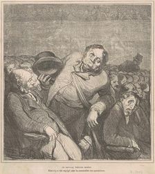Un nouveau théatre modèle, 19th century. Creator: Honore Daumier