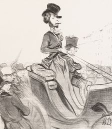 Un soi disant Négociant..., 1840. Creator: Honore Daumier