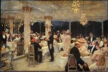 Un soir de grand prix au pavillon d'Armenonville