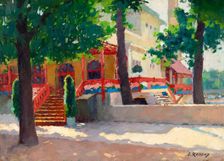 Un pavillon de l'Exposition des Arts décoratifs, 1925. Creator: Jules Ernest Renoux