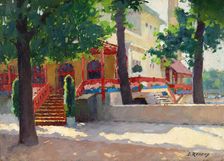 Un pavillon de l'Exposition des Arts décoratifs, 1925. Creator: Jules Ernest Renoux