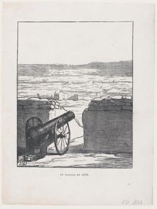 Un paysage en 1870. Creator: Honore Daumier