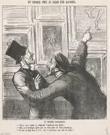 Un peintre fantaisiste, 19th century. Creator: Honore Daumier