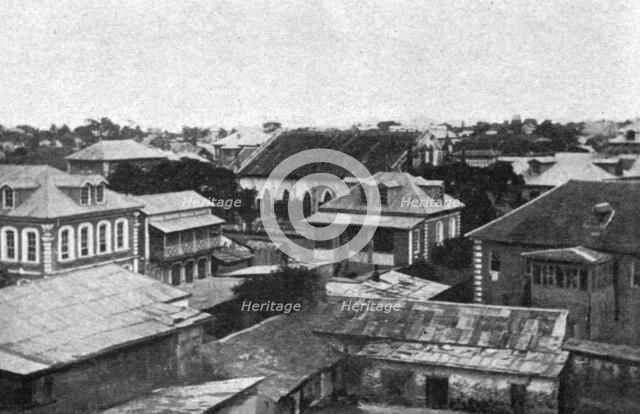 ''Un quartier de Lagos; L'Ouest Africain', 1914. Creator: Unknown.