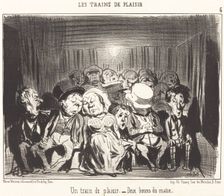 Un train de plaisir, 1852. Creator: Honore Daumier
