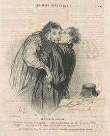 Un triomphe d'avocat, 19th century. Creator: Honore Daumier