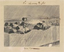 Un Voyage d'Agrément de Paris a Orléons, 19th century. Creator: Honore Daumier