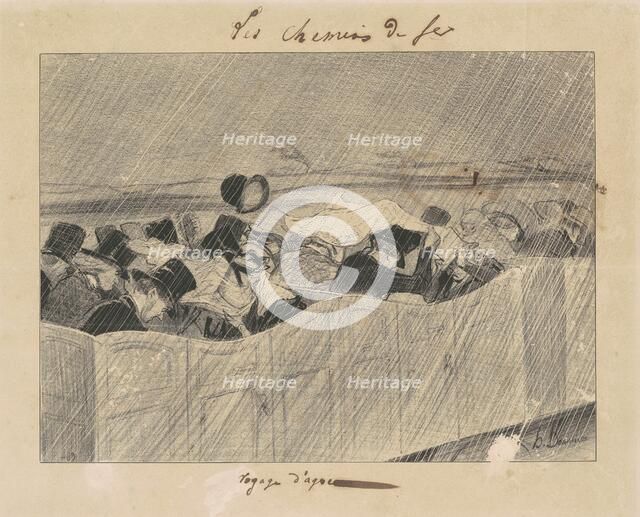 Un Voyage d'Agrément de Paris a Orléons, 19th century. Creator: Honore Daumier.