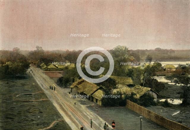 'Un Village Tonkinois', (Village in Tonkin), 1900. Creator: Unknown.