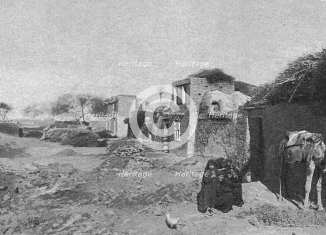 ''Un village de fellahs; Le Nord-Est Africain', 1914. Creator: Jules Gervais-Courtellemont.