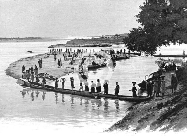 ''Un village de pecheurs sur le Niger, pres de Baro; L'Ouest Africain', 1914. Creator: Unknown.