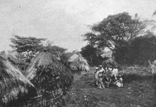 'Un village sur la riviere Agou. Le Togo; L'Ouest Africain 1914. Creator: Unknown