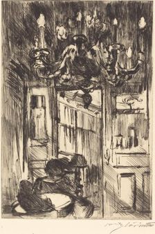 Unter dem Kronleuchter (Under the Chandelier), 1916. Creator: Lovis Corinth