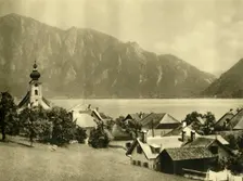 Unterach am Attersee, Upper Austria, c1935. Creator: Unknown
