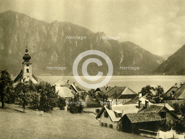 Unterach am Attersee, Upper Austria, c1935. Creator: Unknown.