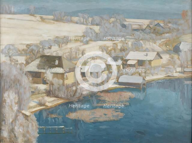 Unterbuchberg in winter II, 1946. Creator: Walther Gamerith.