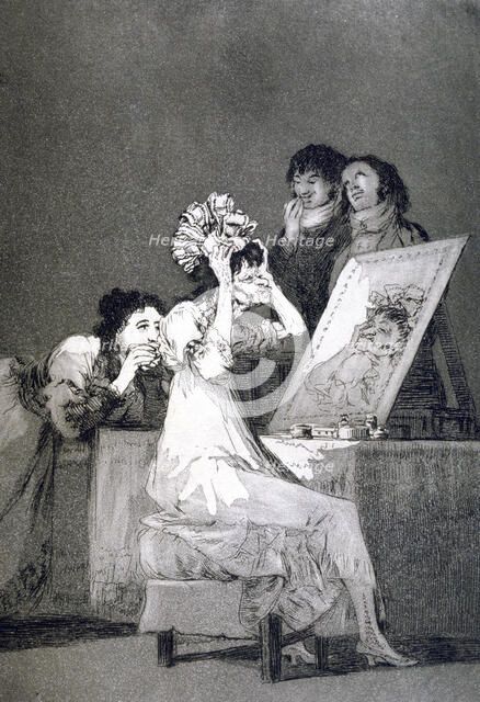 'Until death', 1799. Artist: Francisco Goya