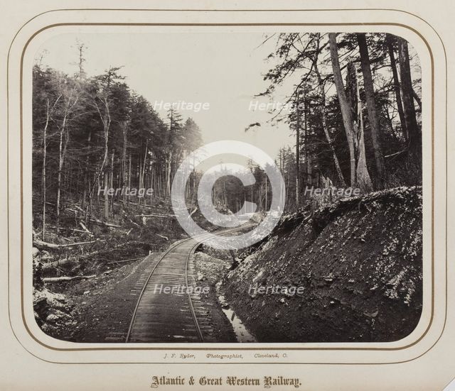 Untitled, 1862. Creator: James Fitzallen Ryder (American, 1826-1904); Atlantic and Great Western Railway.