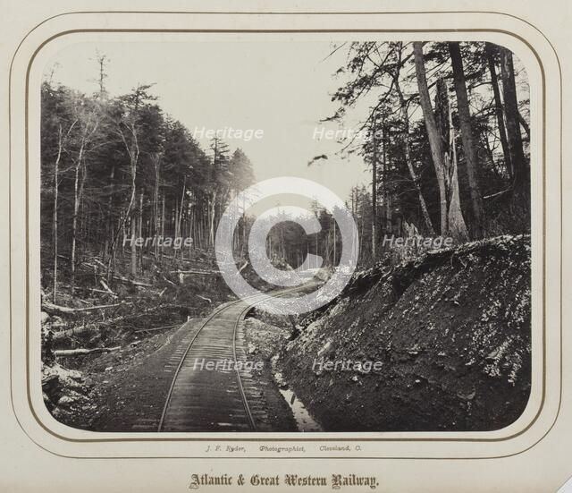 Untitled, 1862. Creator: James Fitzallen Ryder (American, 1826-1904); Atlantic and Great Western Railway.