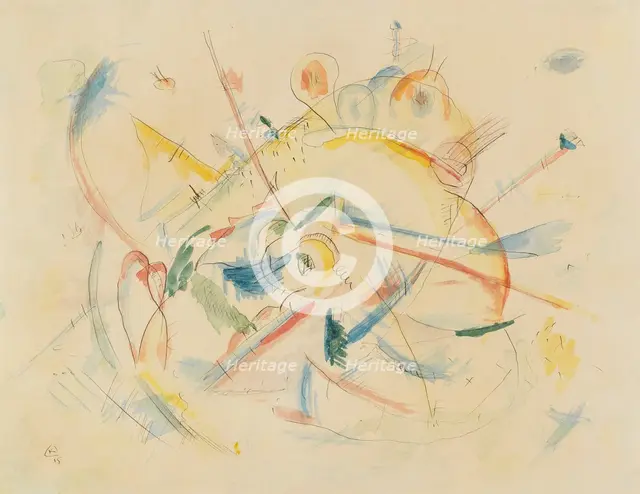Untitled, 1915. Creator: Kandinsky, Wassily Vasilyevich (1866-1944).