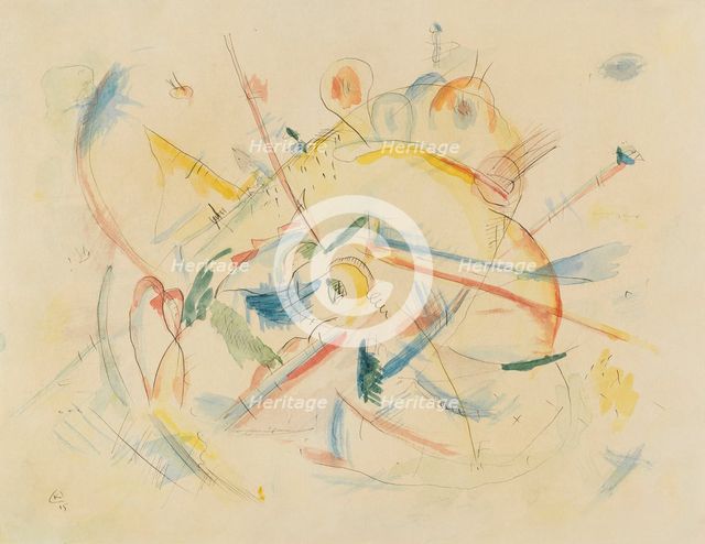 Untitled, 1915. Creator: Kandinsky, Wassily Vasilyevich (1866-1944).